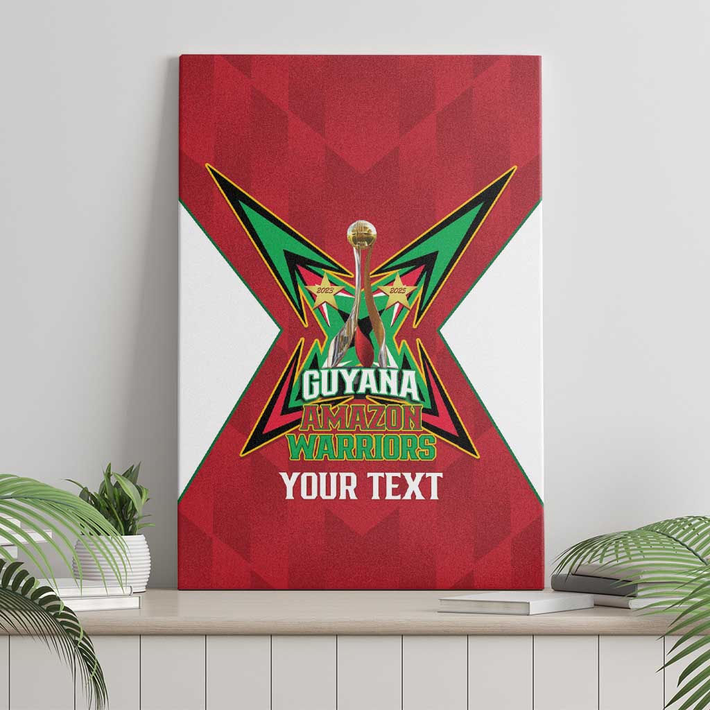Amazon Warriors Guyana Cricket Custom Canvas Wall Art 2025 2nd Champions Proud - Wonder Print Shop