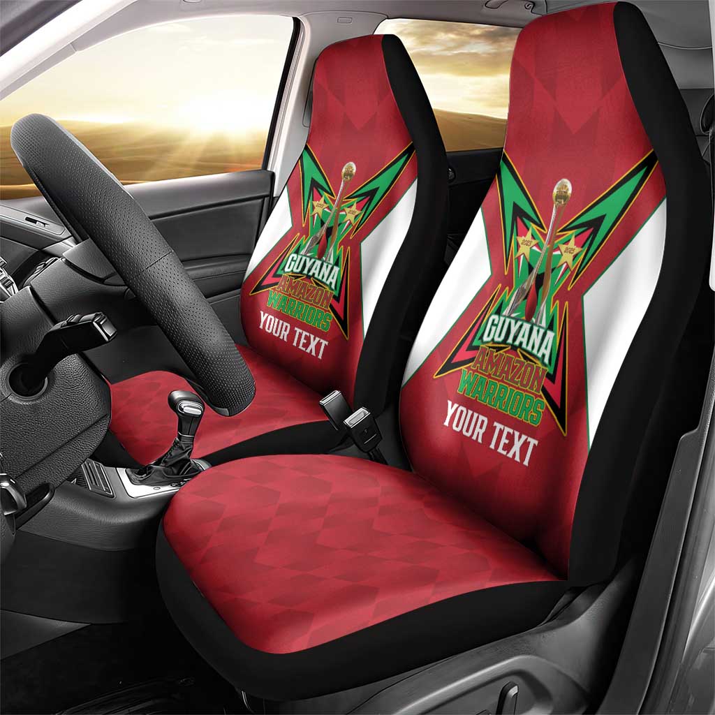 Amazon Warriors Guyana Cricket Custom Car Seat Cover 2025 2nd Champions Proud - Wonder Print Shop