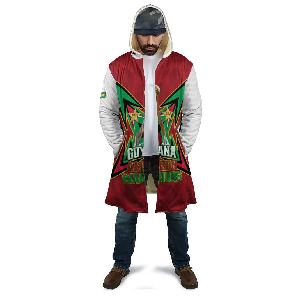 Amazon Warriors Guyana Cricket Custom Cloak 2025 2nd Champions Proud - Wonder Print Shop
