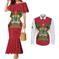 Amazon Warriors Guyana Cricket Custom Couples Matching Mermaid Dress and Long Sleeve Button Shirt 2025 2nd Champions Proud - Wonder Print Shop