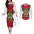 Amazon Warriors Guyana Cricket Custom Couples Matching Off The Shoulder Long Sleeve Dress and Long Sleeve Button Shirt 2025 2nd Champions Proud - Wonder Print Shop