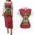 Amazon Warriors Guyana Cricket Custom Couples Matching Puletasi and Hawaiian Shirt 2025 2nd Champions Proud - Wonder Print Shop