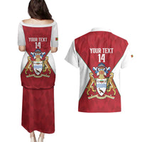 Amazon Warriors Guyana Cricket Custom Couples Matching Puletasi and Hawaiian Shirt 2025 2nd Champions Proud - Wonder Print Shop