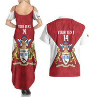 Amazon Warriors Guyana Cricket Custom Couples Matching Summer Maxi Dress and Hawaiian Shirt 2025 2nd Champions Proud - Wonder Print Shop