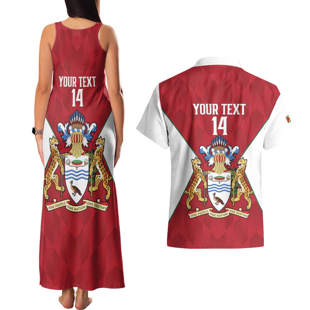 Amazon Warriors Guyana Cricket Custom Couples Matching Tank Maxi Dress and Hawaiian Shirt 2025 2nd Champions Proud - Wonder Print Shop