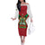 Amazon Warriors Guyana Cricket Custom Family Matching Off The Shoulder Long Sleeve Dress and Hawaiian Shirt 2025 2nd Champions Proud - Wonder Print Shop