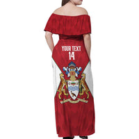 Amazon Warriors Guyana Cricket Custom Family Matching Off Shoulder Maxi Dress and Hawaiian Shirt 2025 2nd Champions Proud - Wonder Print Shop