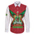Amazon Warriors Guyana Cricket Custom Family Matching Off Shoulder Short Dress and Hawaiian Shirt 2025 2nd Champions Proud - Wonder Print Shop