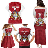 Amazon Warriors Guyana Cricket Custom Family Matching Puletasi and Hawaiian Shirt 2025 2nd Champions Proud - Wonder Print Shop