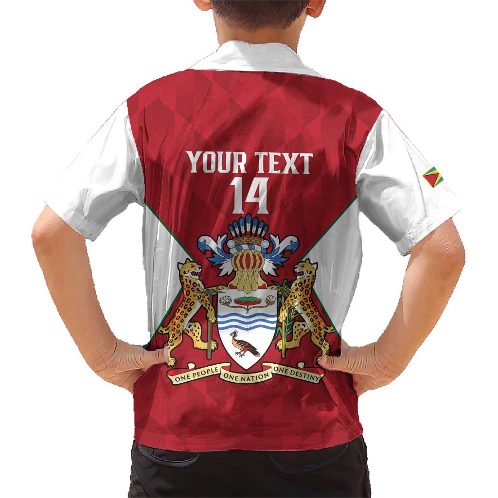 Amazon Warriors Guyana Cricket Custom Family Matching Short Sleeve Bodycon Dress and Hawaiian Shirt 2025 2nd Champions Proud - Wonder Print Shop