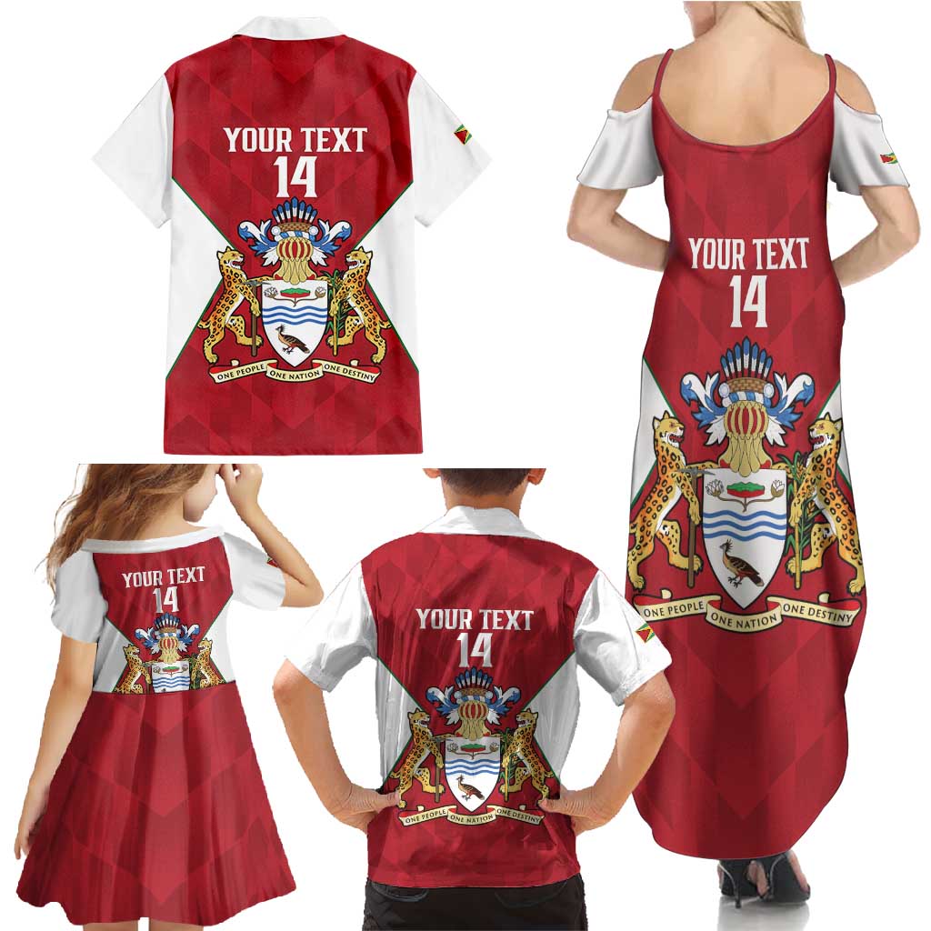 Amazon Warriors Guyana Cricket Custom Family Matching Summer Maxi Dress and Hawaiian Shirt 2025 2nd Champions Proud - Wonder Print Shop