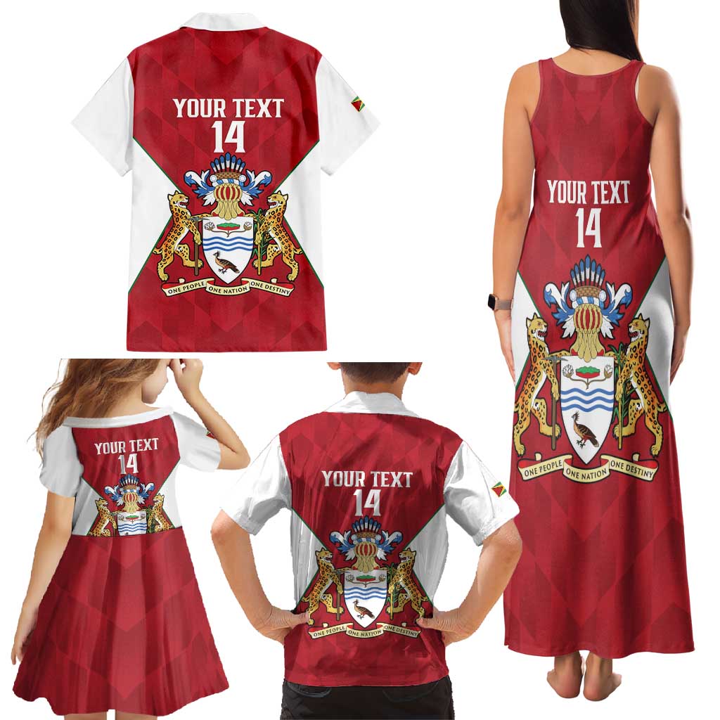Amazon Warriors Guyana Cricket Custom Family Matching Tank Maxi Dress and Hawaiian Shirt 2025 2nd Champions Proud - Wonder Print Shop