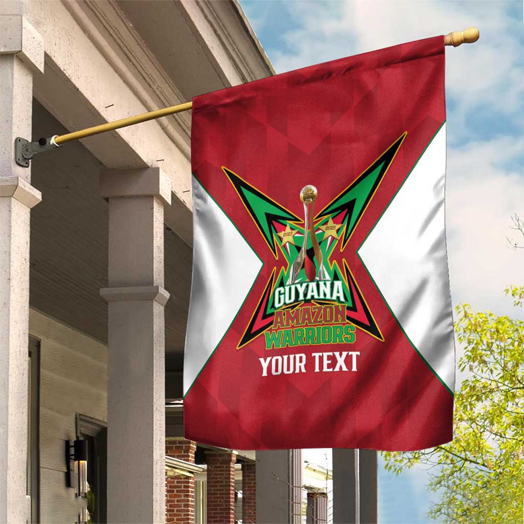 Amazon Warriors Guyana Cricket Custom Garden Flag 2025 2nd Champions Proud - Wonder Print Shop