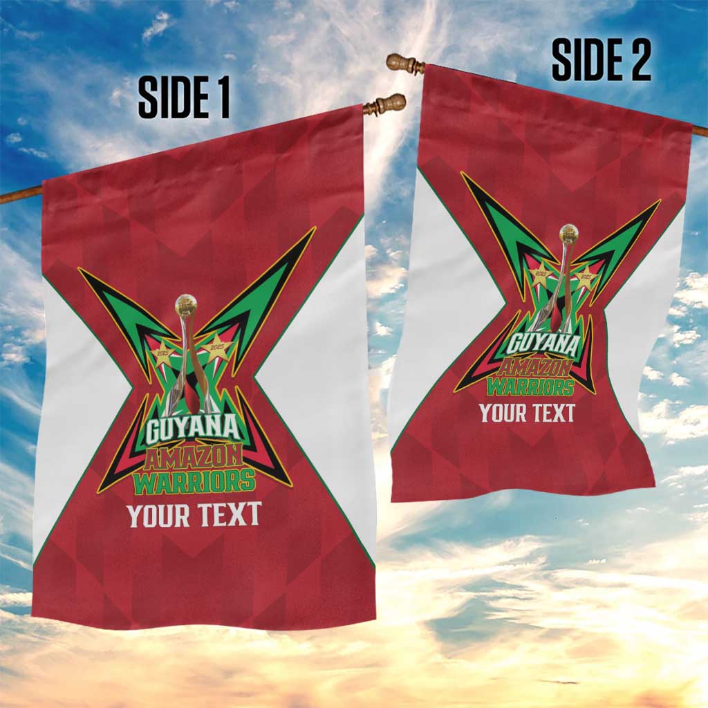 Amazon Warriors Guyana Cricket Custom Garden Flag 2025 2nd Champions Proud - Wonder Print Shop