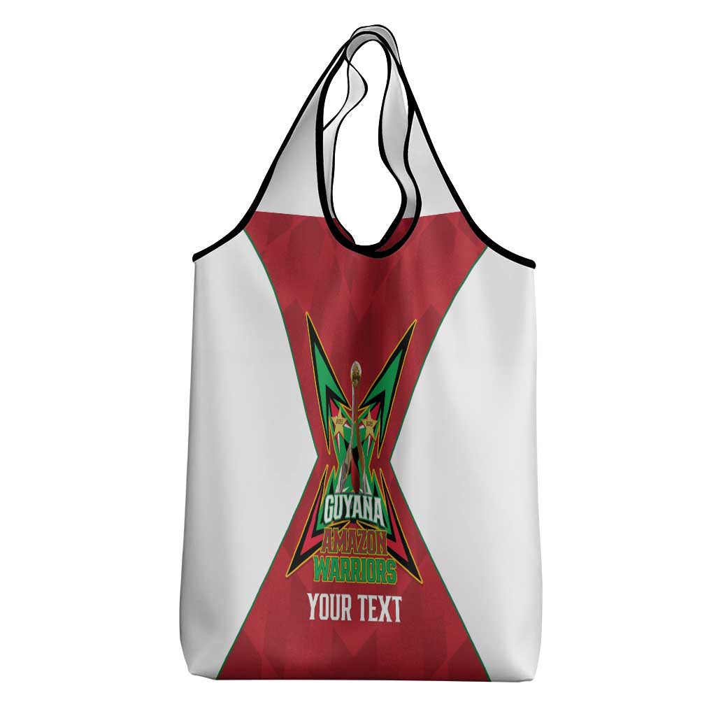 Amazon Warriors Guyana Cricket Custom Grocery Bag 2025 2nd Champions Proud - Wonder Print Shop
