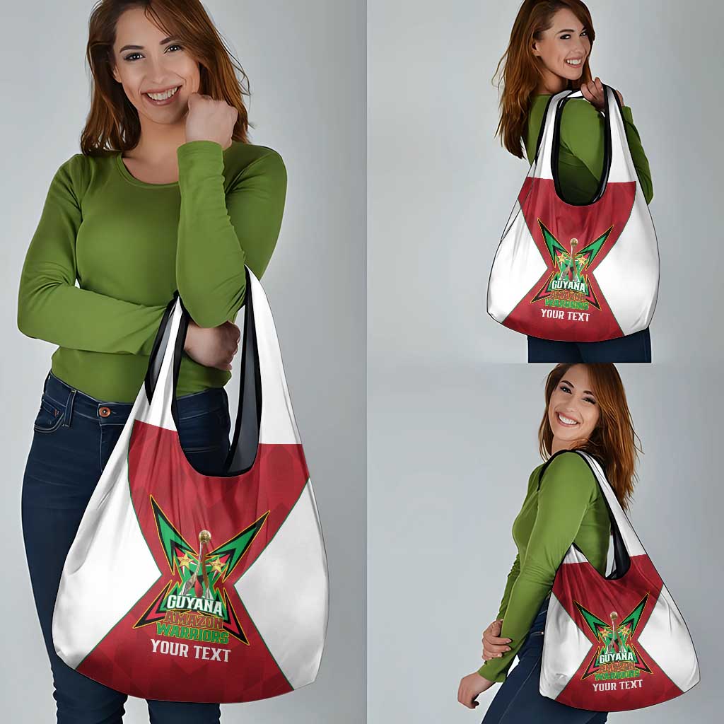 Amazon Warriors Guyana Cricket Custom Grocery Bag 2025 2nd Champions Proud - Wonder Print Shop