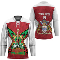 Amazon Warriors Guyana Cricket Custom Hockey Jersey 2025 2nd Champions Proud - Wonder Print Shop