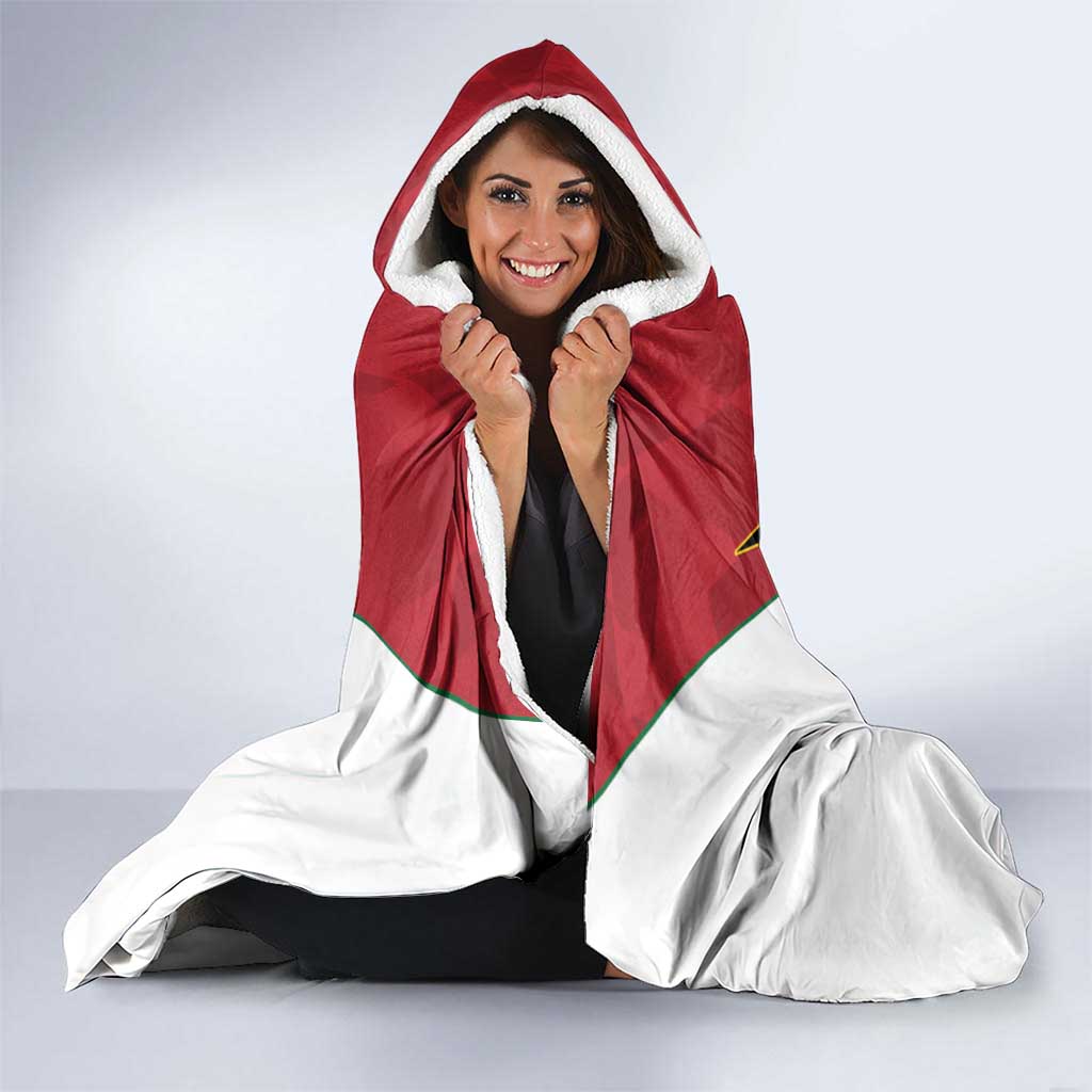 Amazon Warriors Guyana Cricket Custom Hooded Blanket 2025 2nd Champions Proud - Wonder Print Shop