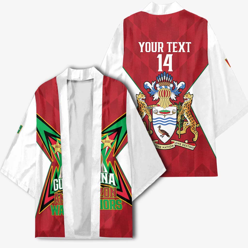 Amazon Warriors Guyana Cricket Custom Kimono 2025 2nd Champions Proud - Wonder Print Shop