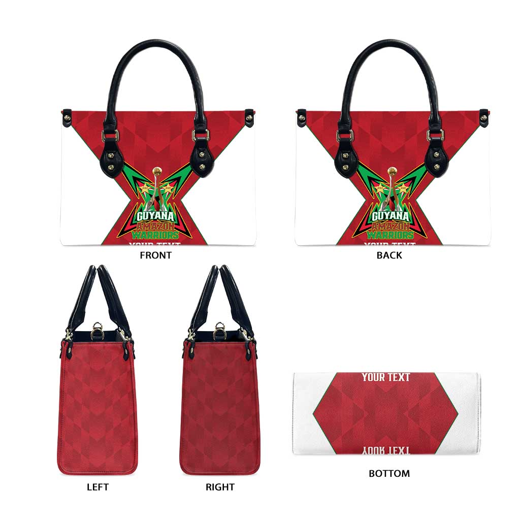 Amazon Warriors Guyana Cricket Custom Leather Bag 2025 2nd Champions Proud - Wonder Print Shop