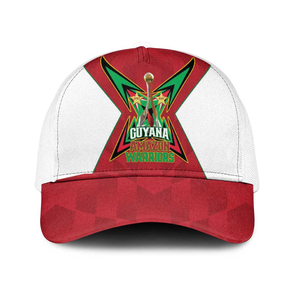 Amazon Warriors Guyana Cricket Mesh Trucker Cap 2025 2nd Champions Proud - Wonder Print Shop