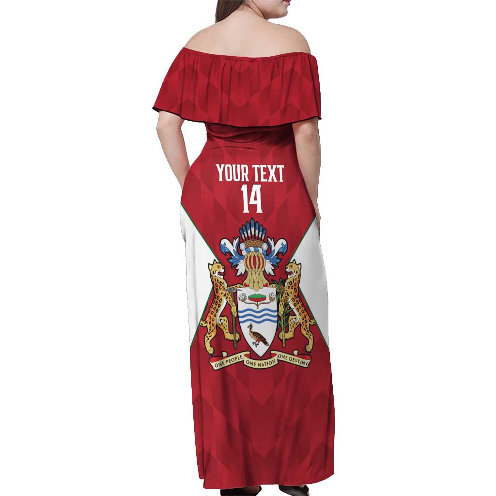 Amazon Warriors Guyana Cricket Custom Off Shoulder Maxi Dress 2025 2nd Champions Proud - Wonder Print Shop