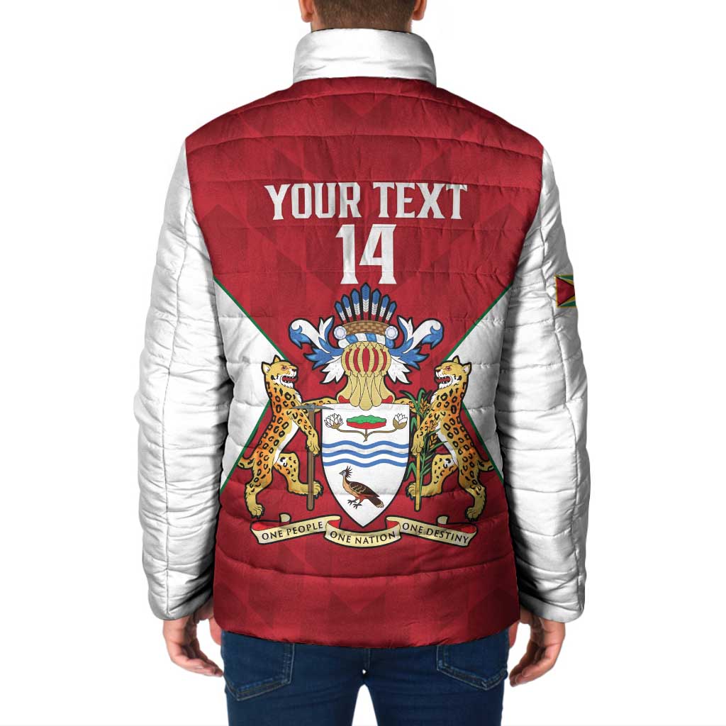 Amazon Warriors Guyana Cricket Custom Padded Jacket 2025 2nd Champions Proud - Wonder Print Shop