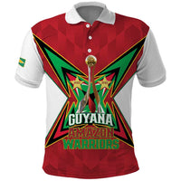 Amazon Warriors Guyana Cricket Custom Polo Shirt 2025 2nd Champions Proud - Wonder Print Shop