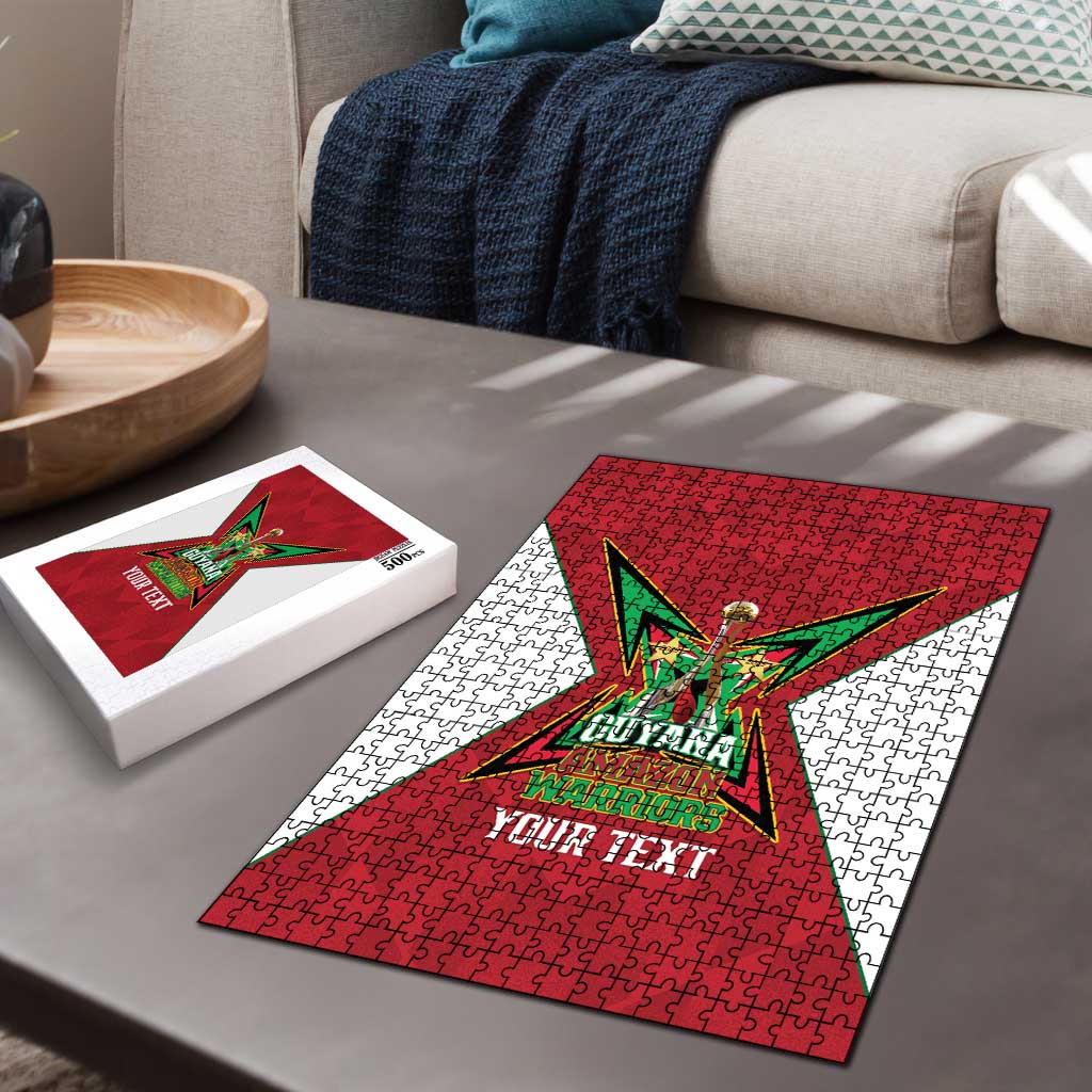 Amazon Warriors Guyana Cricket Custom Puzzle 2025 2nd Champions Proud - Wonder Print Shop