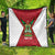 Amazon Warriors Guyana Cricket Custom Quilt 2025 2nd Champions Proud - Wonder Print Shop