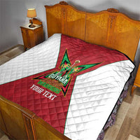 Amazon Warriors Guyana Cricket Custom Quilt 2025 2nd Champions Proud - Wonder Print Shop
