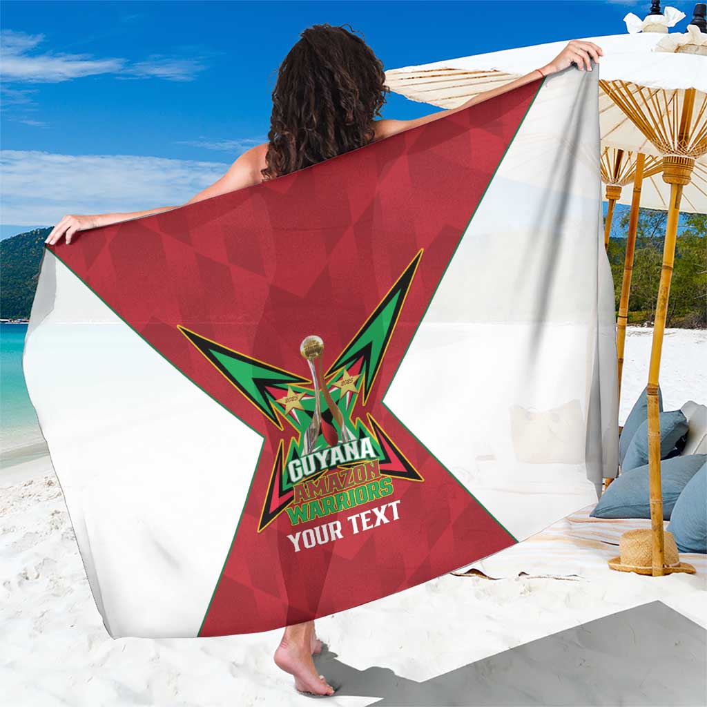 Amazon Warriors Guyana Cricket Custom Sarong 2025 2nd Champions Proud - Wonder Print Shop