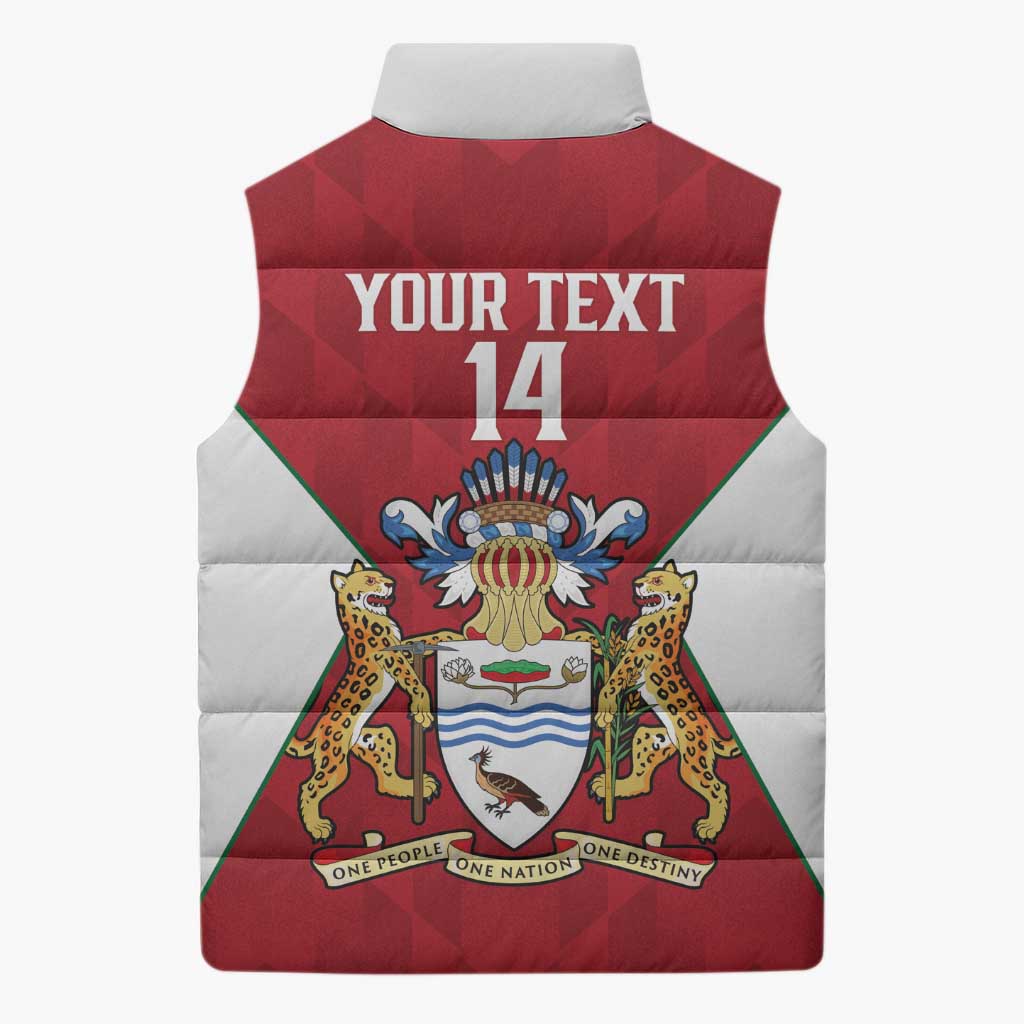 Amazon Warriors Guyana Cricket Custom Sleeveless Puffer Jacket 2025 2nd Champions Proud - Wonder Print Shop