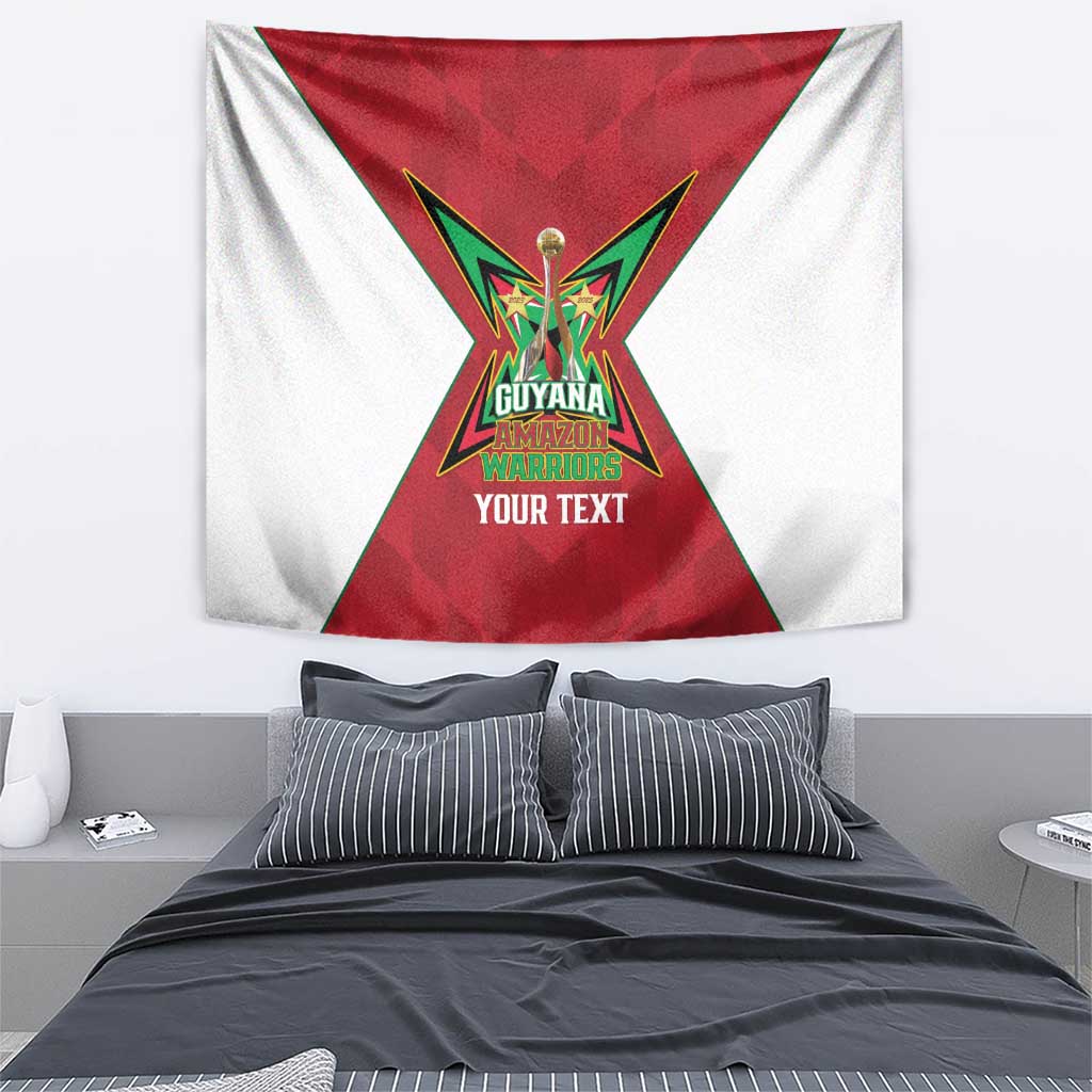 Amazon Warriors Guyana Cricket Custom Tapestry 2025 2nd Champions Proud - Wonder Print Shop