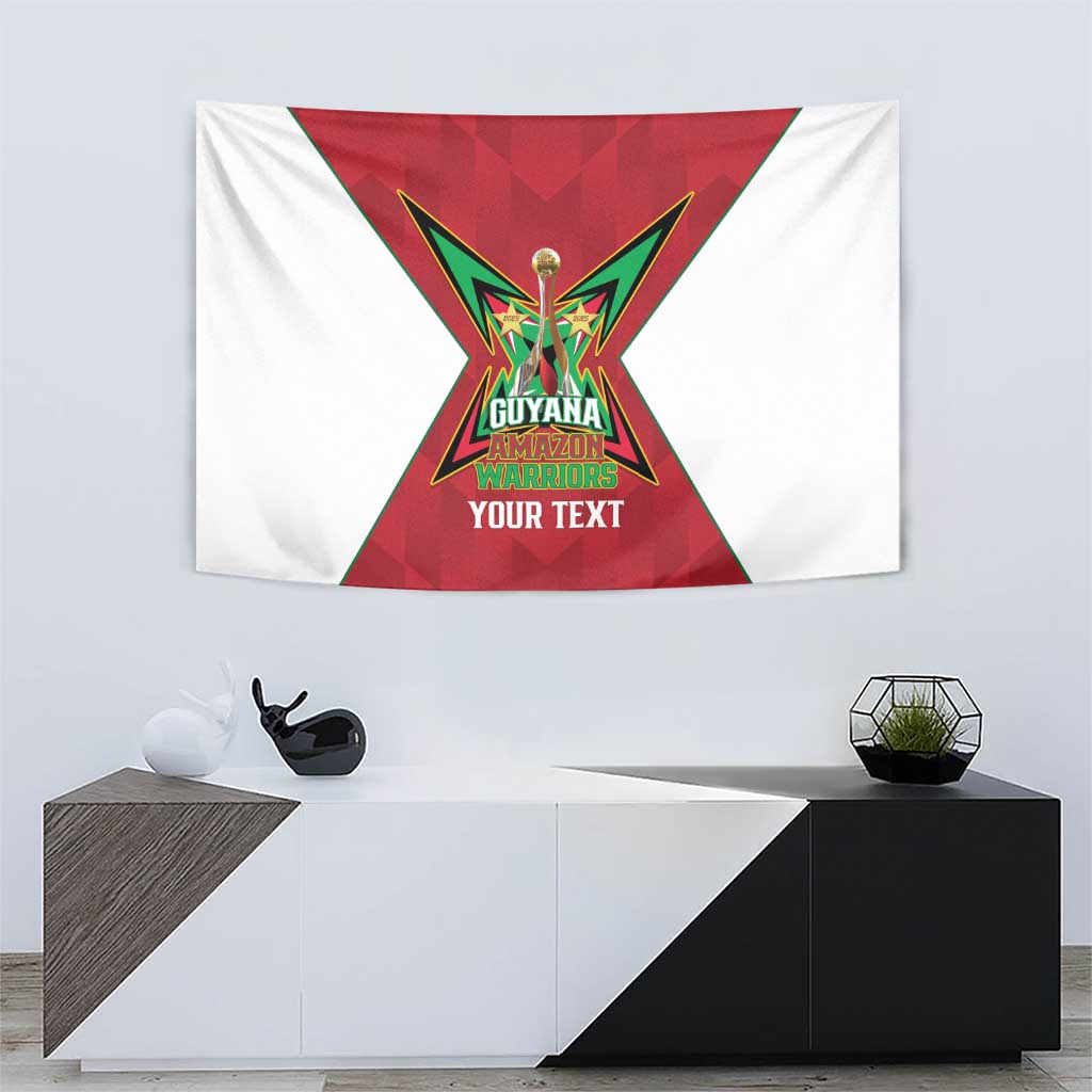 Amazon Warriors Guyana Cricket Custom Tapestry 2025 2nd Champions Proud - Wonder Print Shop
