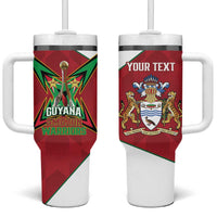 Amazon Warriors Guyana Cricket Custom Tumbler With Handle 2025 2nd Champions Proud - Wonder Print Shop