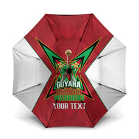 Amazon Warriors Guyana Cricket Custom Umbrella 2025 2nd Champions Proud - Wonder Print Shop