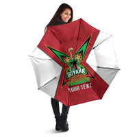 Amazon Warriors Guyana Cricket Custom Umbrella 2025 2nd Champions Proud - Wonder Print Shop
