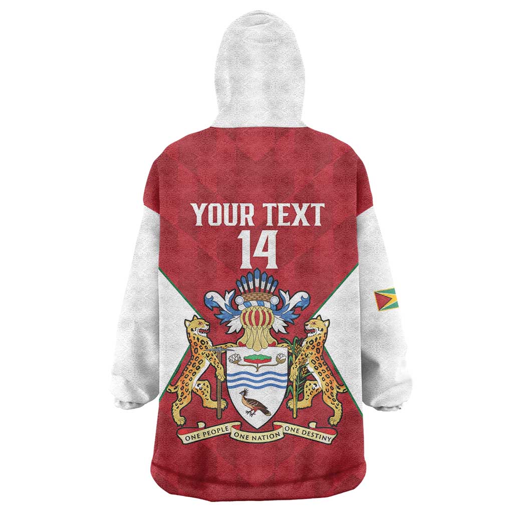 Amazon Warriors Guyana Cricket Custom Wearable Blanket Hoodie 2025 2nd Champions Proud - Wonder Print Shop