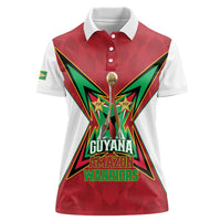 Amazon Warriors Guyana Cricket Custom Women Polo Shirt 2025 2nd Champions Proud - Wonder Print Shop