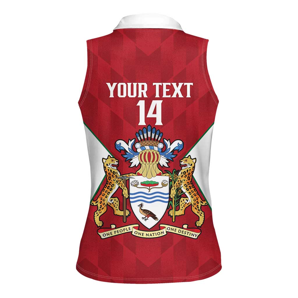 Amazon Warriors Guyana Cricket Custom Women Sleeveless Polo Shirt 2025 2nd Champions Proud - Wonder Print Shop