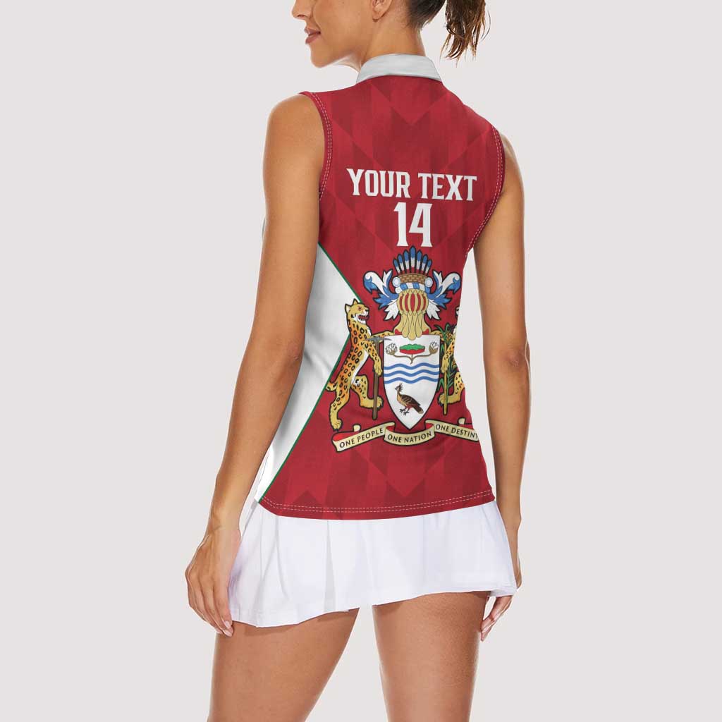 Amazon Warriors Guyana Cricket Custom Women Sleeveless Polo Shirt 2025 2nd Champions Proud - Wonder Print Shop