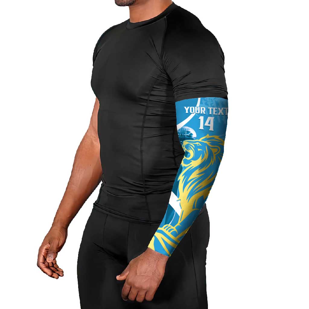 Saint Lucia Kings Cricket Custom Arm Sleeves 2025 2nd Champions Back To Back - Wonder Print Shop