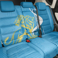 Saint Lucia Kings Cricket Custom Back Car Seat Cover 2025 2nd Champions Back To Back - Wonder Print Shop