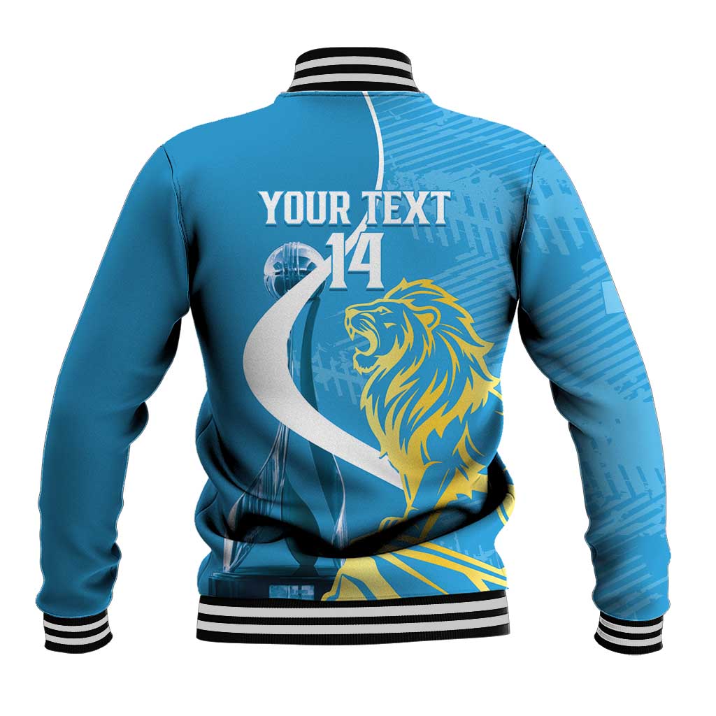 Saint Lucia Kings Cricket Custom Baseball Jacket 2025 2nd Champions Back To Back - Wonder Print Shop