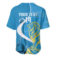 Saint Lucia Kings Cricket Custom Baseball Jersey 2025 2nd Champions Back To Back - Wonder Print Shop