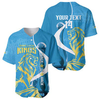 Saint Lucia Kings Cricket Custom Baseball Jersey 2025 2nd Champions Back To Back - Wonder Print Shop