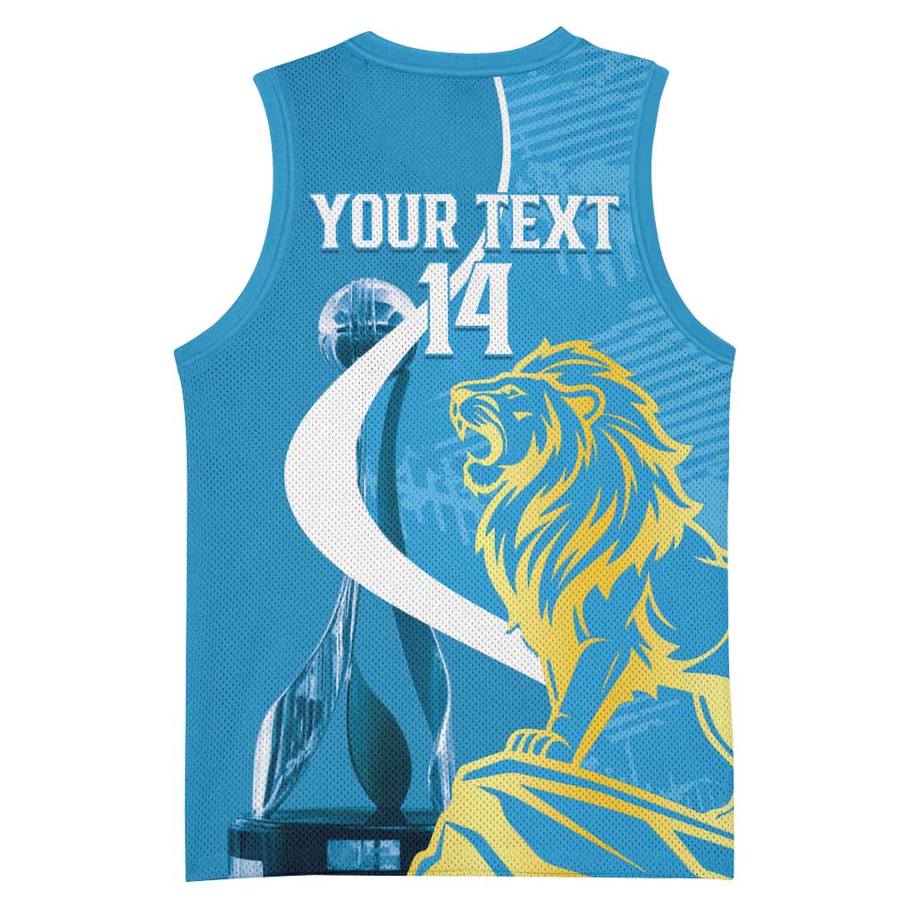Saint Lucia Kings Cricket Custom Basketball Jersey 2025 2nd Champions Back To Back - Wonder Print Shop