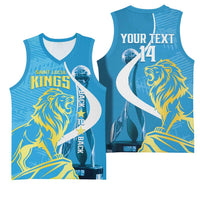 Saint Lucia Kings Cricket Custom Basketball Jersey 2025 2nd Champions Back To Back - Wonder Print Shop