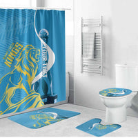 Saint Lucia Kings Cricket Custom Bathroom Set 2025 2nd Champions Back To Back - Wonder Print Shop